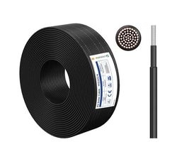 Cablu PV 6mm² negru pentru panouri solare – cablu solar certificat